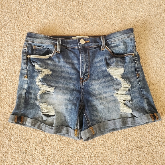 Mudd FLX stretch mid rise shorts - Picture 4 of 4